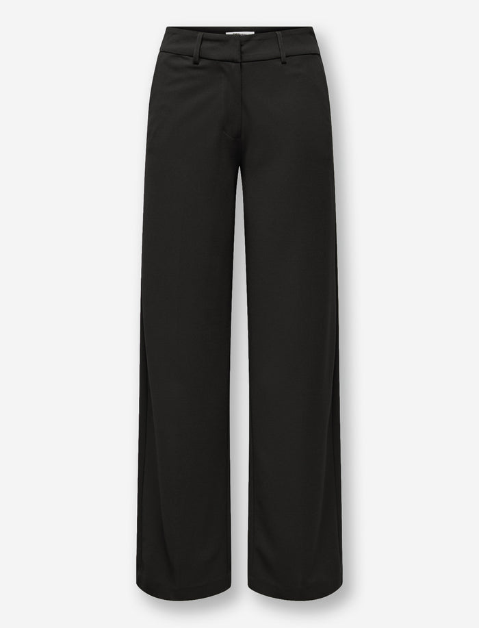 Pantalon à taille haute en jambes larges