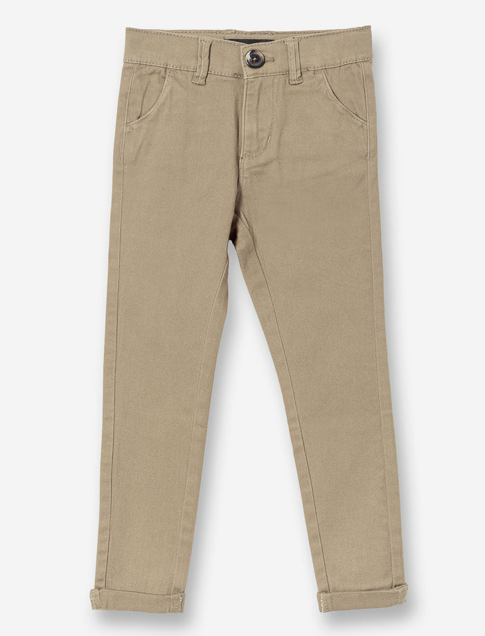 Pantalon chino à jambe ajustée