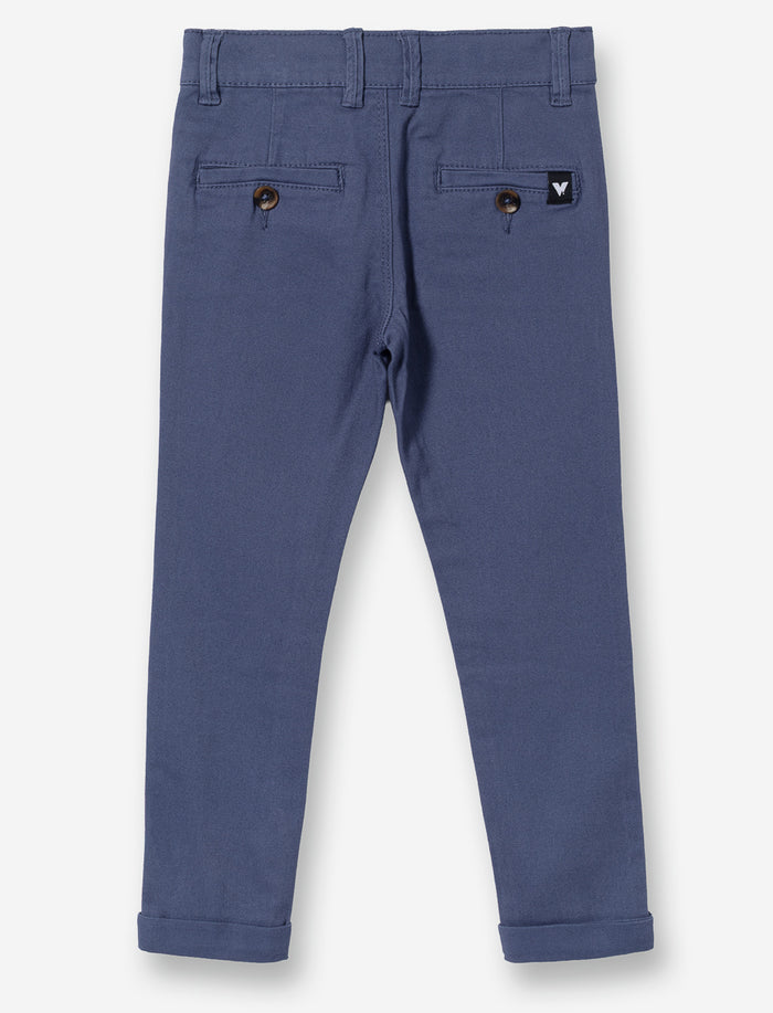 Pantalon chino à jambe ajustée