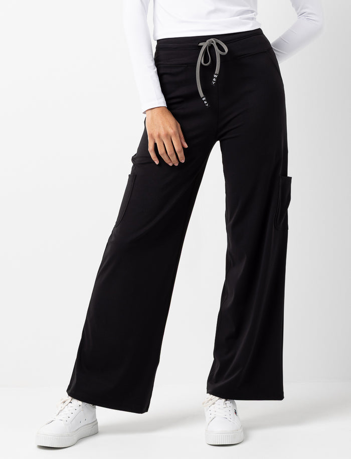 Pantalon d'uniforme médical à jambes larges