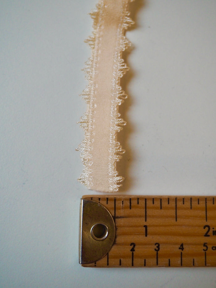 Peach Looped Edge Strap Elastic 20mm