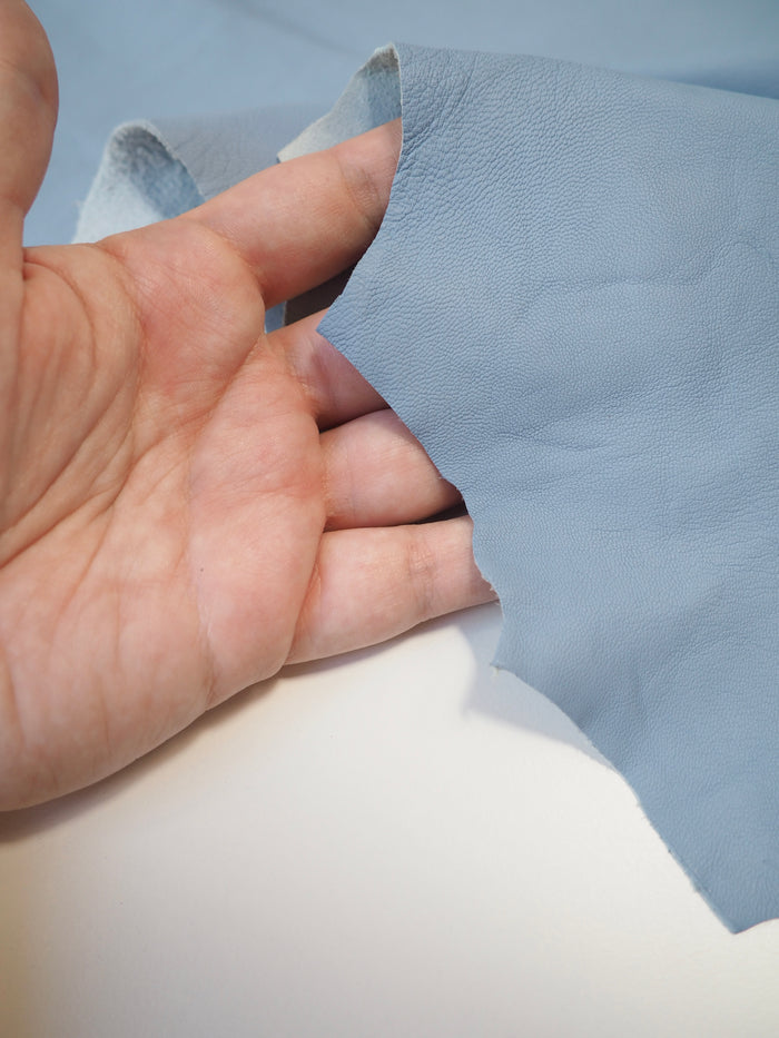 Periwinkle Blue Lambskin