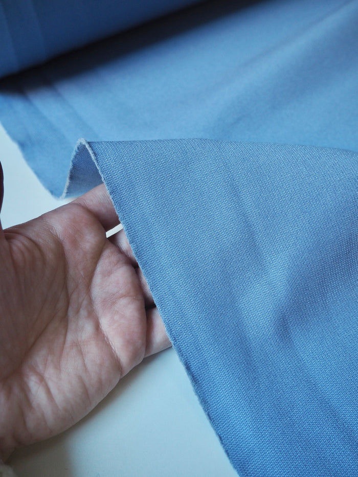 Periwinkle Viscose Ponte di Roma Jersey