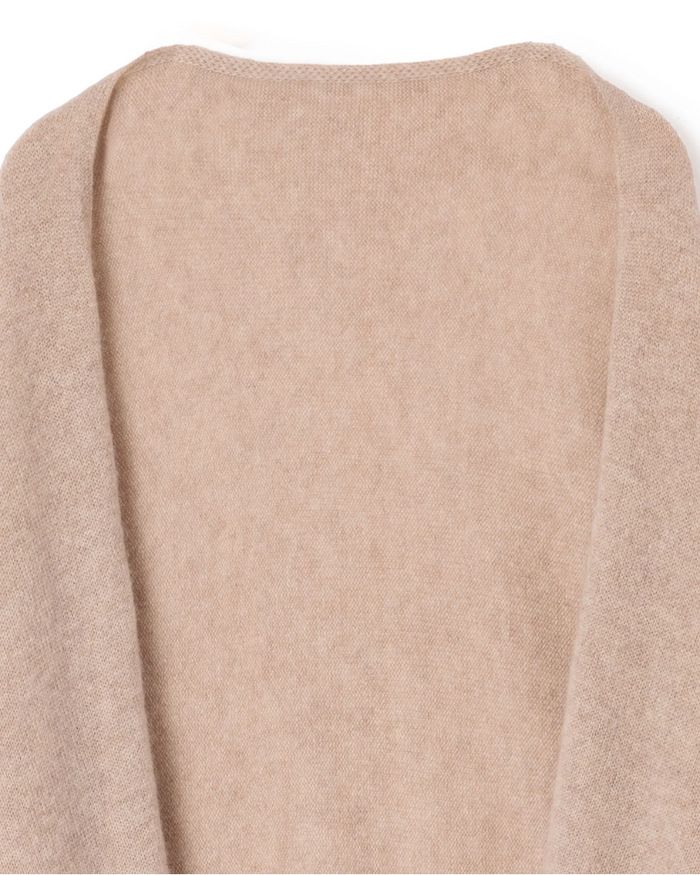 Petite Plume CAWBEI Beige Cashmere Wrap myselflingerie.com