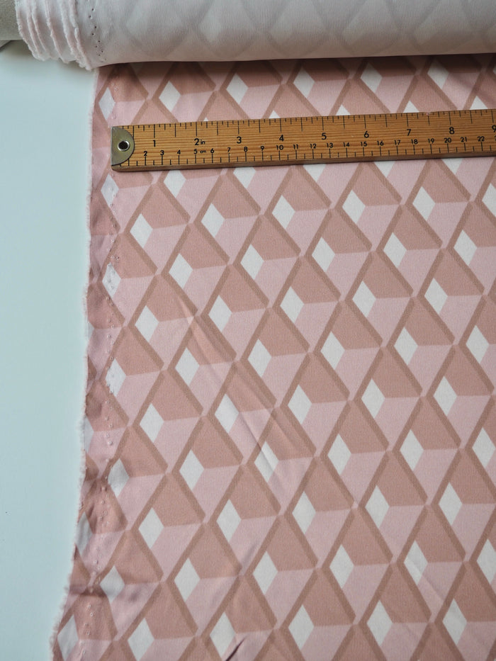 Pink Diamond Viscose Jersey