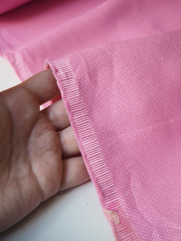 Pink Sateen Jacquard