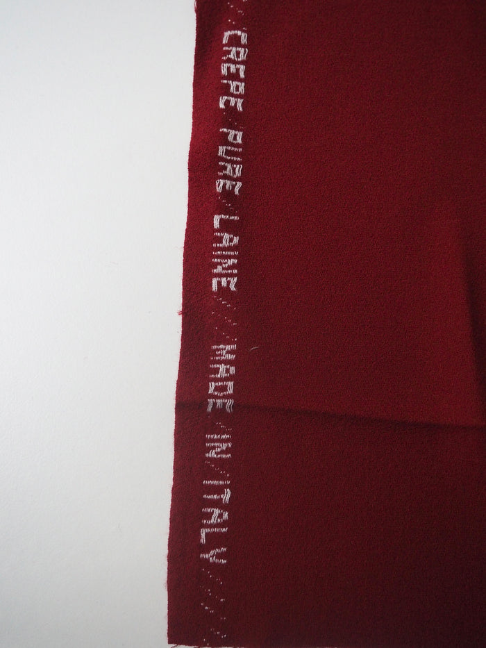 Poinsette Wool Crepe