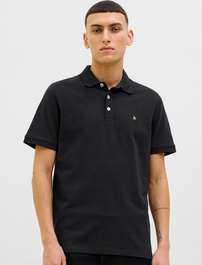 Polo uni à manches courtes