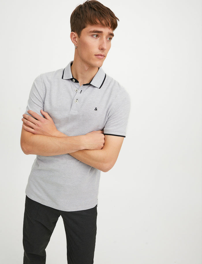 Polo uni à manches courtes