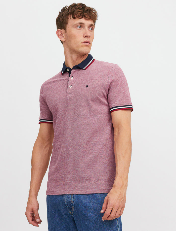 Polo uni à manches courtes