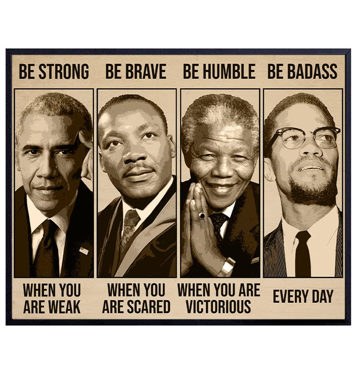 Positive Motivational and Inspirational Quote Print 10x12 Framed.