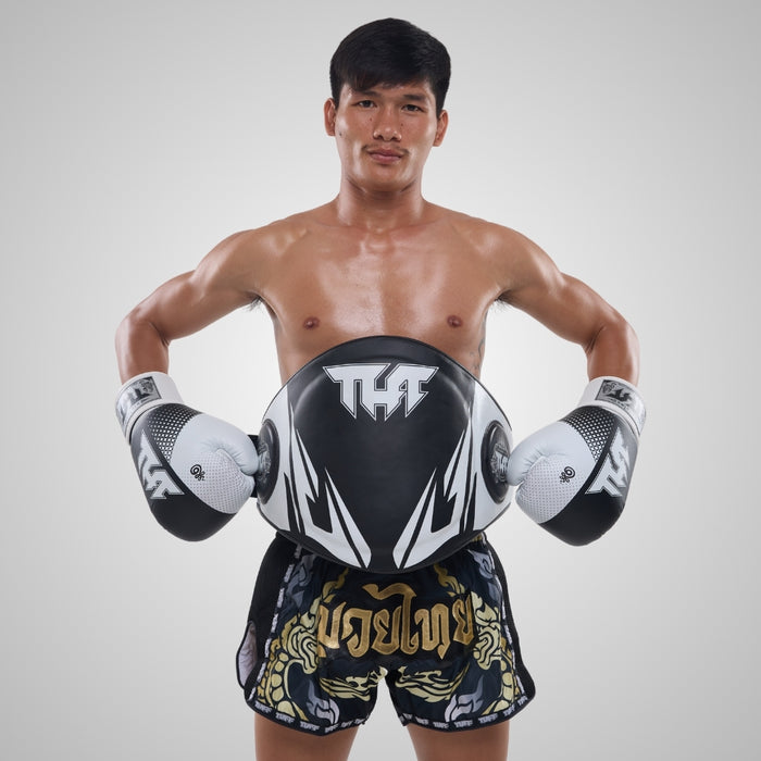 [Pre-Order] TUFF Muay Thai Belly Protector Black & White