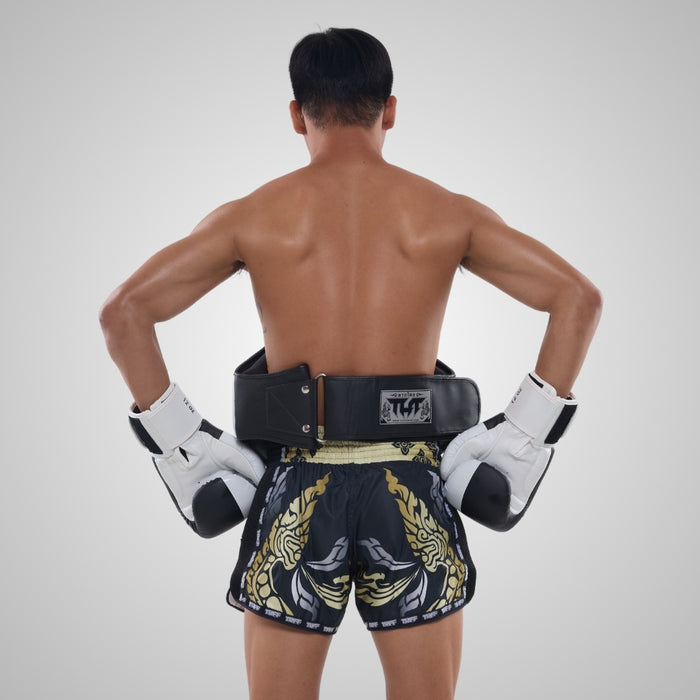 [Pre-Order] TUFF Muay Thai Belly Protector Black & White