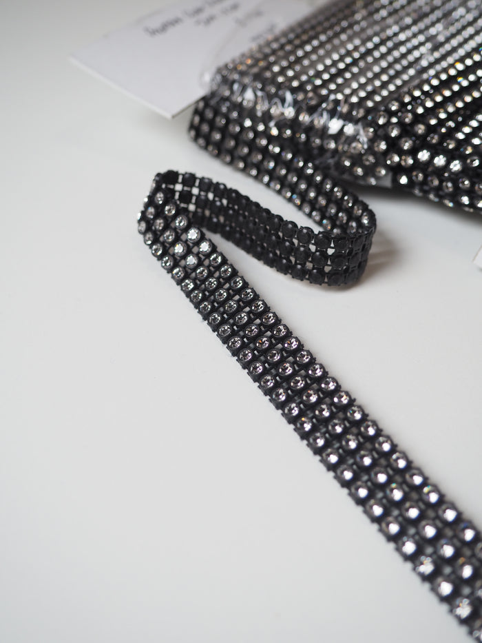 Preciosa Clear Diamante Trim 1.5cm
