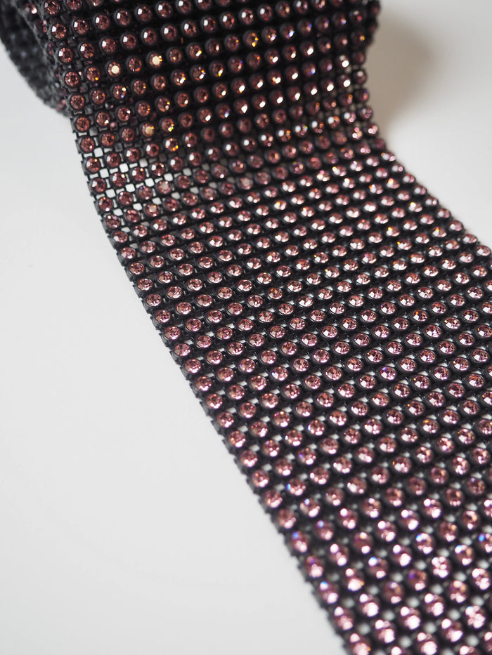 Preciosa Pink Diamante Trim 8cm