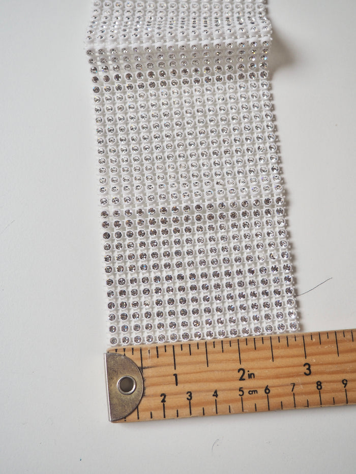 Preciosa White Diamante Trim