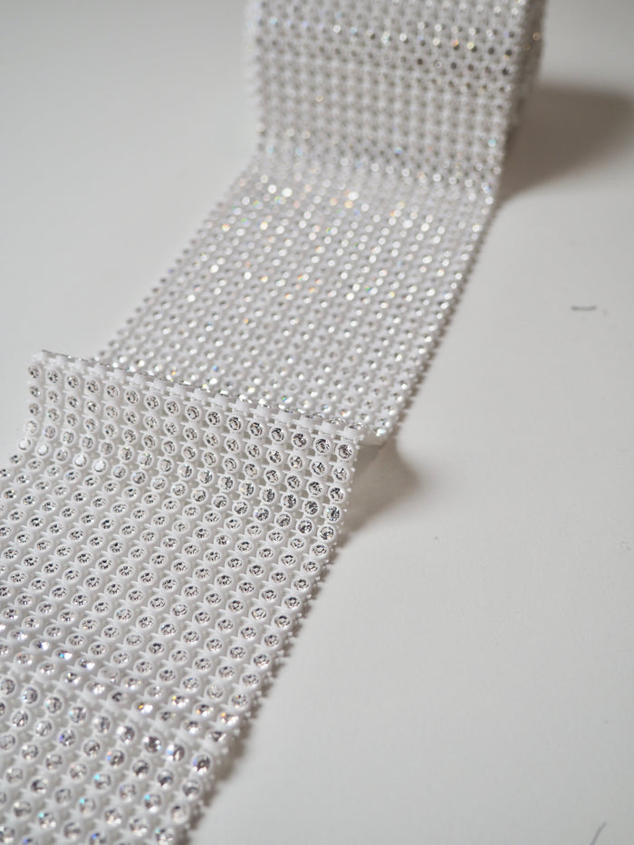 Preciosa White Diamante Trim