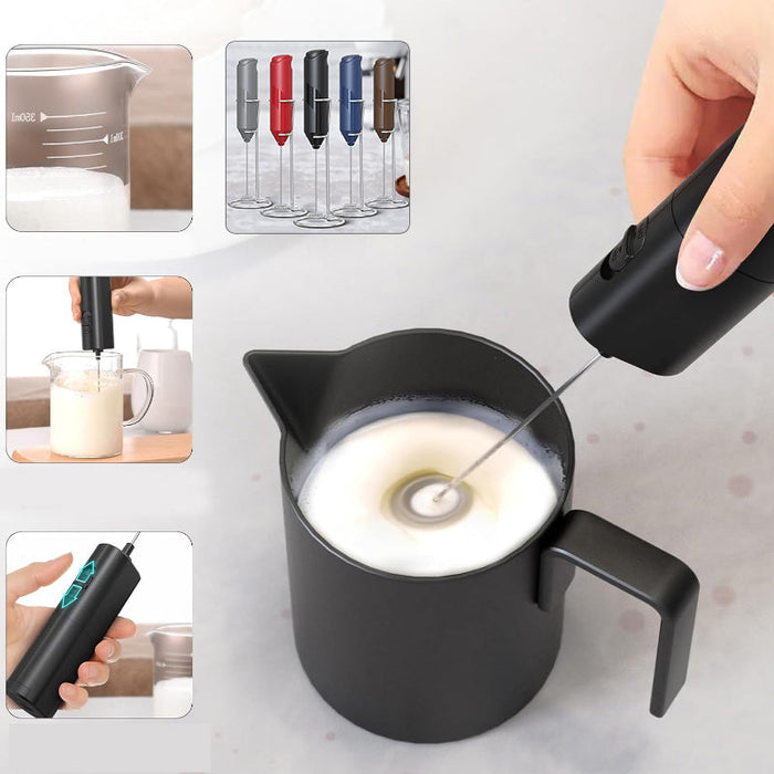Premium Milk Frother With Stand