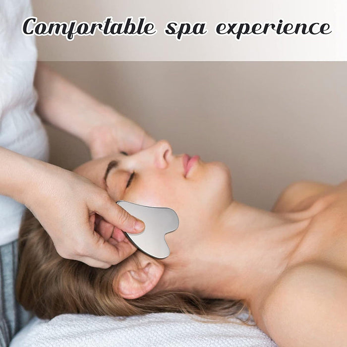 Premium Stainless Steel Gua Sha Facial Tool