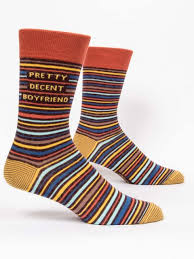 Pretty Decent Boyfriend Crew Socks - Ali's Wagon