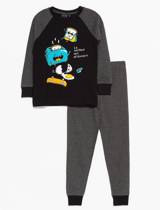Pyjama 2 pièces imprimé