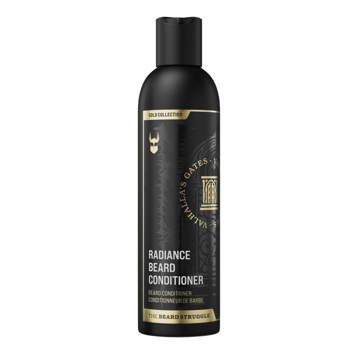 Radiance Beard Conditioner in Valhalla's Gates, Asgardian Secret scent. The Beard Struggle