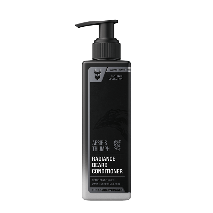 Radiance Beard Conditioner in Aesir's Triumph scent. The Beard Struggle