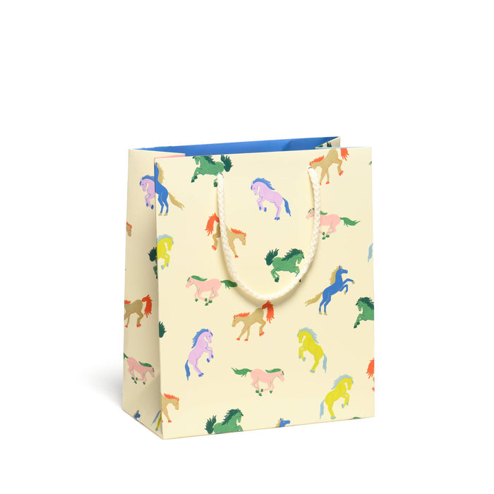 Red Cap Cards - Wild Horses medium gift bag