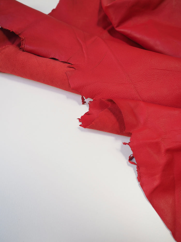 Red Napa Lambskin