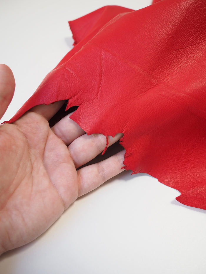 Red Napa Lambskin