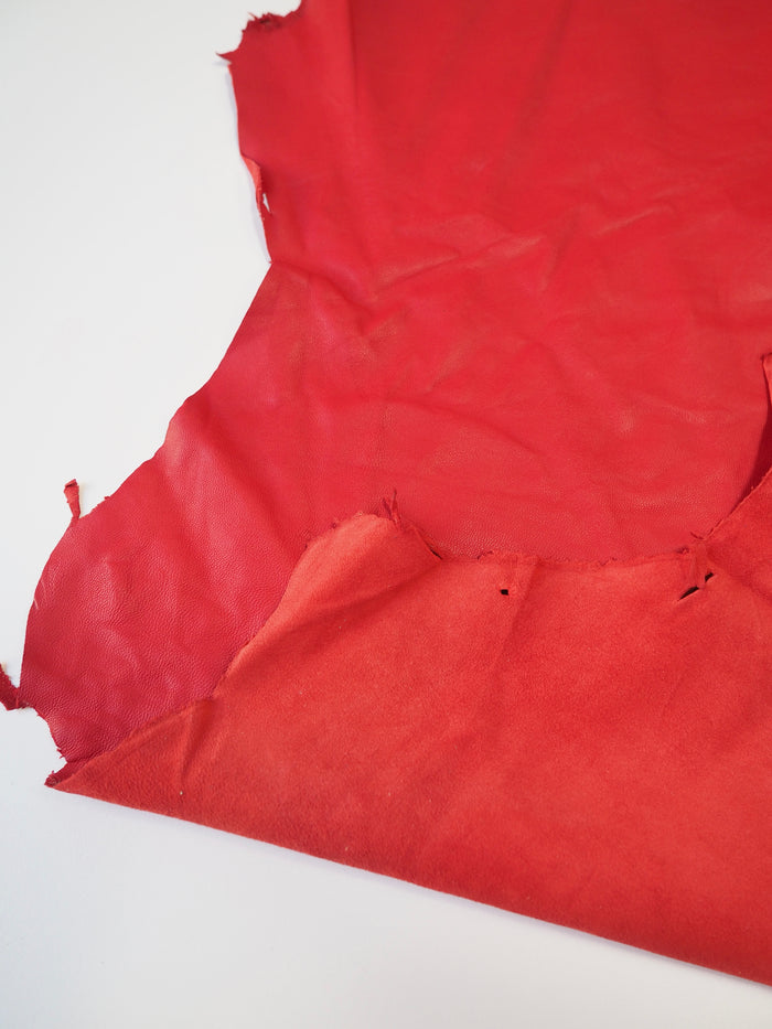 Red Napa Lambskin