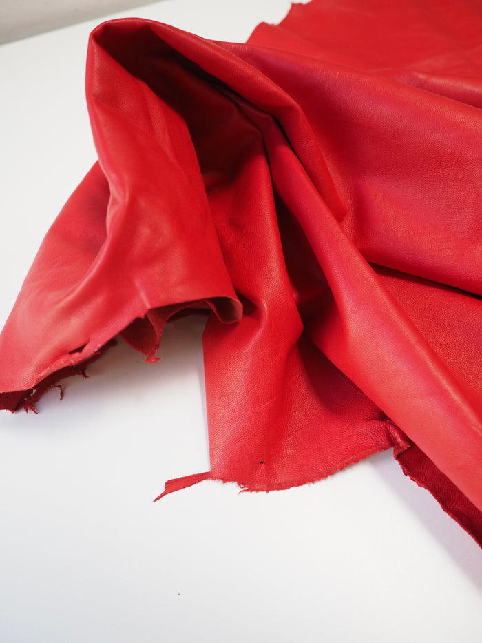 Red Napa Lambskin