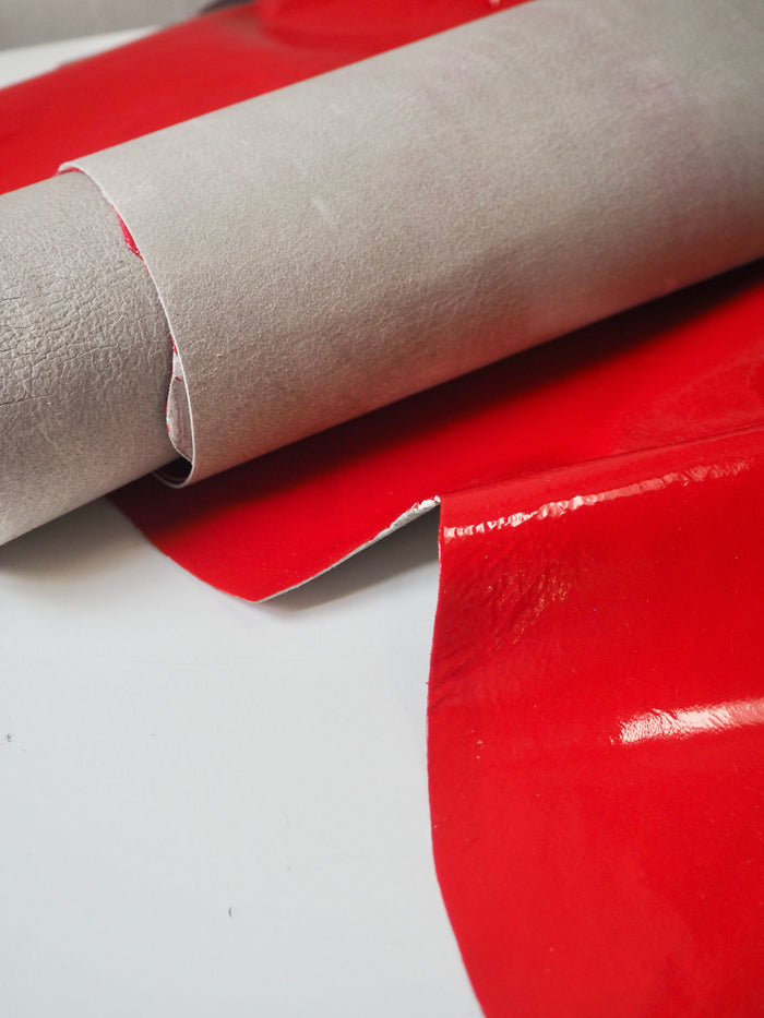 Red Patent Lambskin