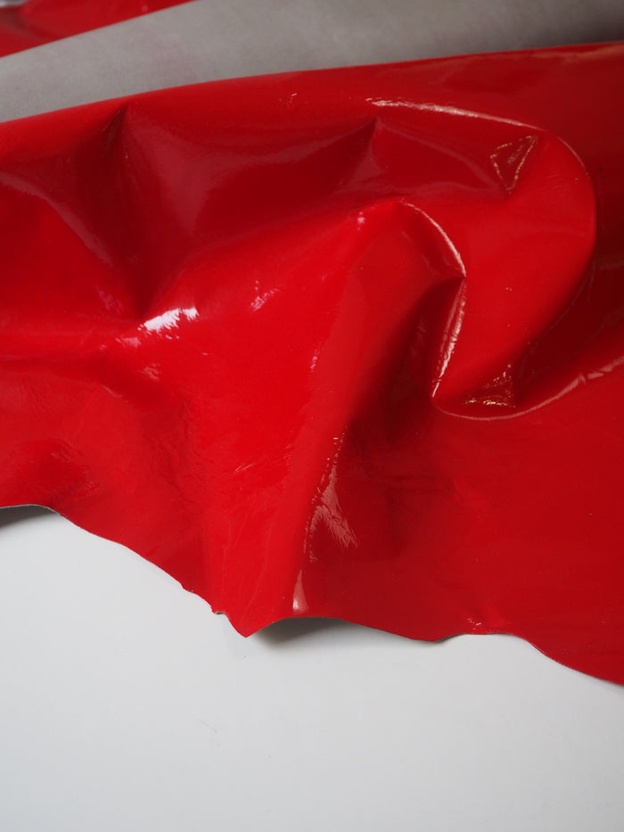 Red Patent Lambskin