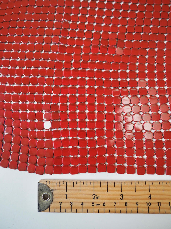 Red Shadow Print Large Chainmail