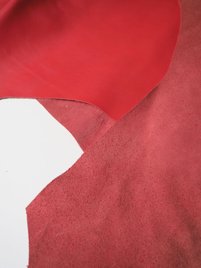 Red Smooth Calfskin