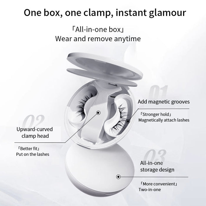 Reusable Soft Magnetic Eyelashes Set