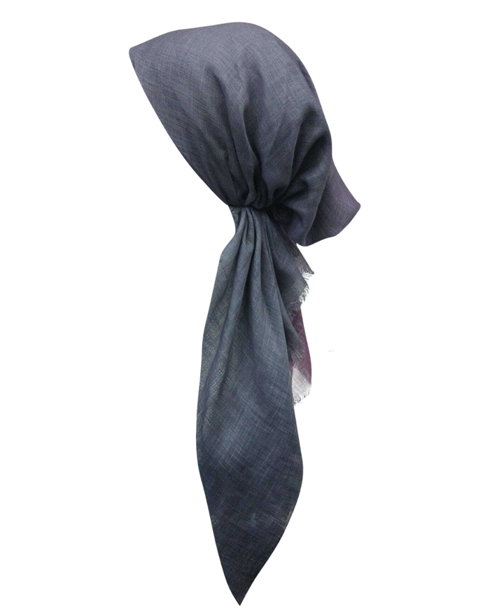 Revaz HS405A Black Ombre' Adjustable Pre-Tied Bandanna with Velvet Grip myselflingerie.com