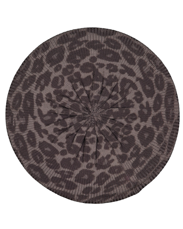 SSB33E/Q Grey & Light Grey Leopard Knit Chenille myselflingerie.com