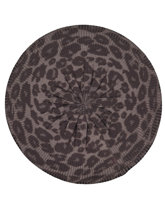 SSB33E/Q Grey & Light Grey Leopard Knit Chenille myselflingerie.com