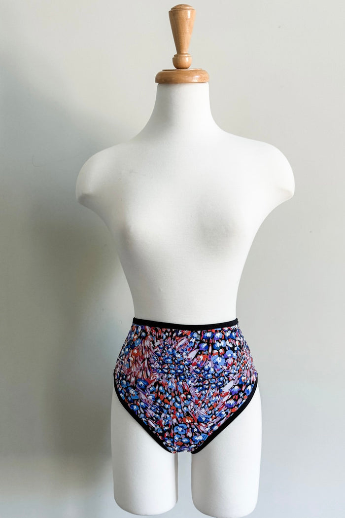 Whimsical Floral print Reversible Bikini Brief