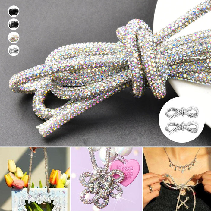 Rhinestone Glitter Shoe Laces