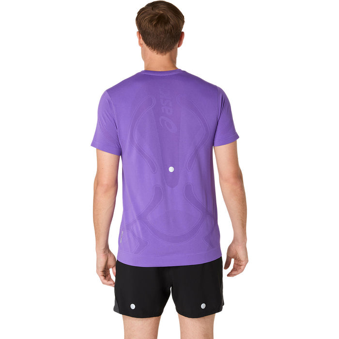 Asics Road Seamless SS Top Men's - Edo Purple