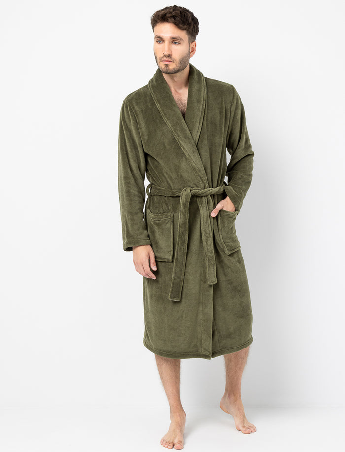 Robe de chambre en peluche