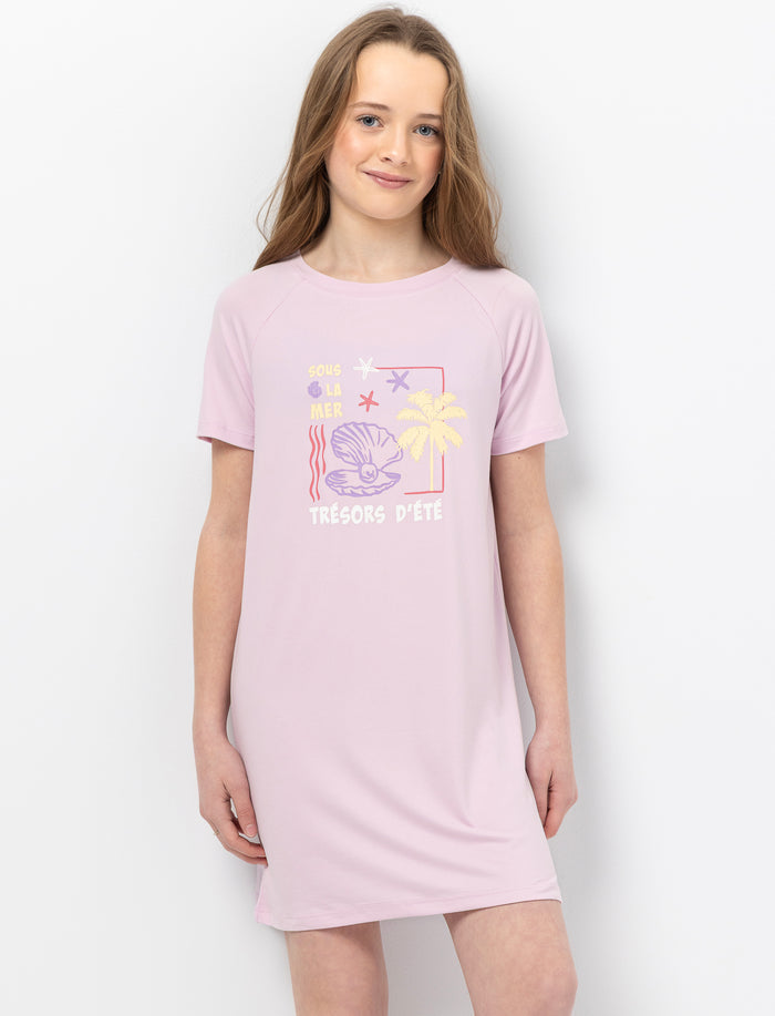 Robe de nuit imprimé