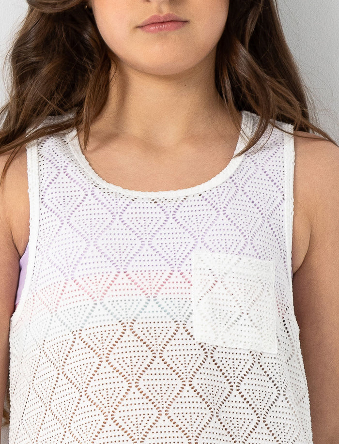 Robe de plage en crochet