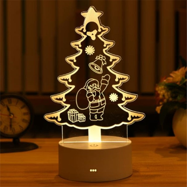 Romantic Soft Glow Love 3D Acrylic LED Bedside Lamp