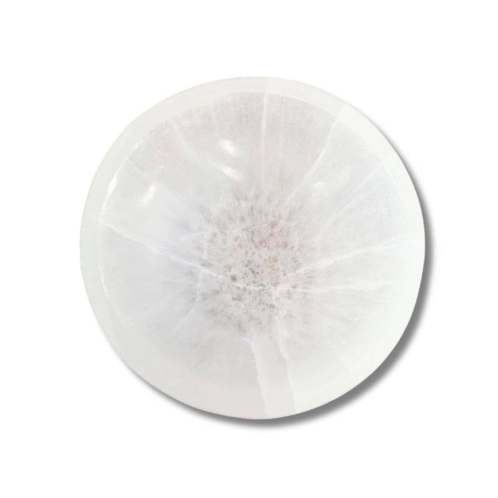 Round Selenite Dish