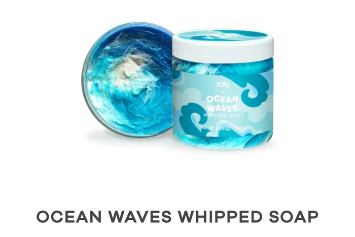 Ocean Waves Whipped Soap - NO JEWELLERY