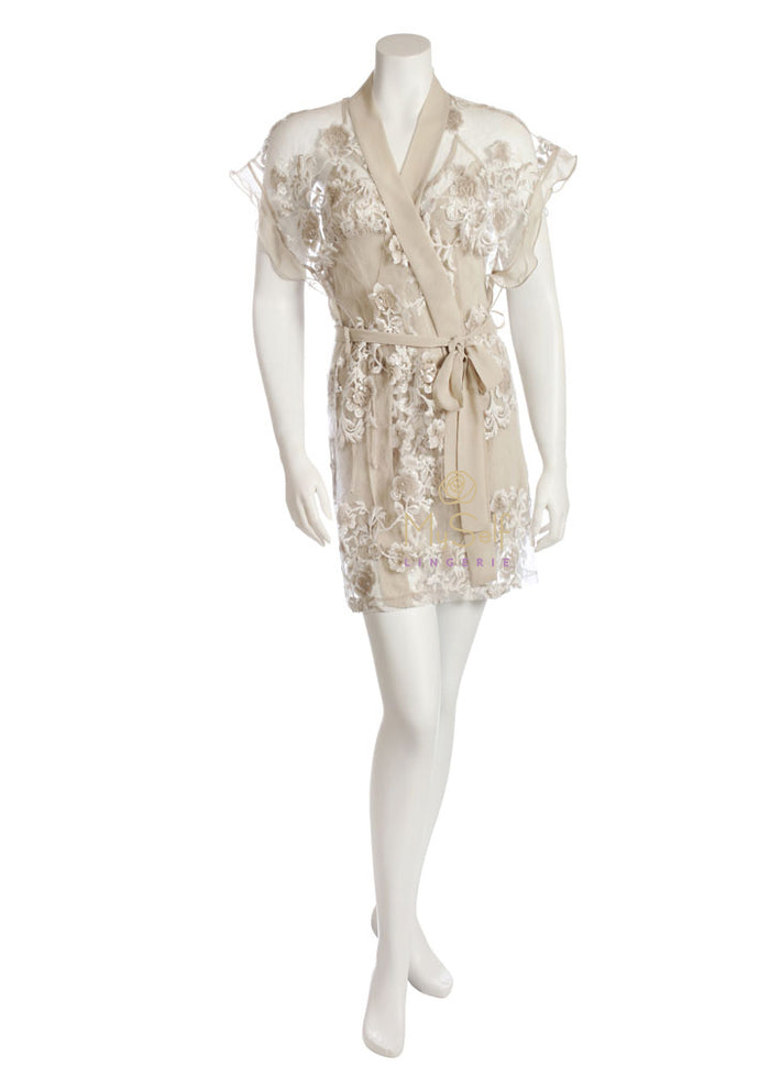 Rya Collection 262 Charming Embroidered Flower Cover Up MYSELFLINGERIE.COM